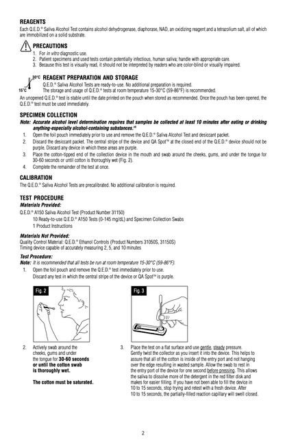 Saliva Alcohol Test