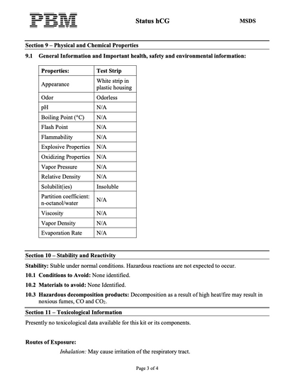 Pregnancy Test - hCG Urine