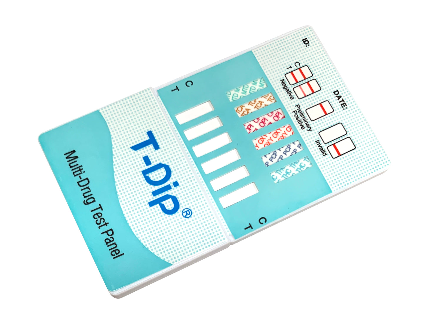 10 Panel Dip Card (AMP-BAR-BZO-COC-mAMP-MDMA-MTD-OPI-PCP-THC)